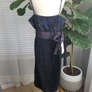 Bcbgirls black metallic formal dress size medium